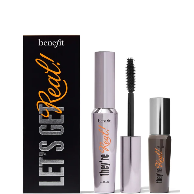 benefit Gifts & Sets Let's Get Real They're Real! Full Size and Mini Mascara Duo