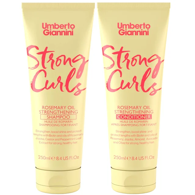 Umberto Giannini Strong Curls Strengthening Shampoo & Conditioner Duo
