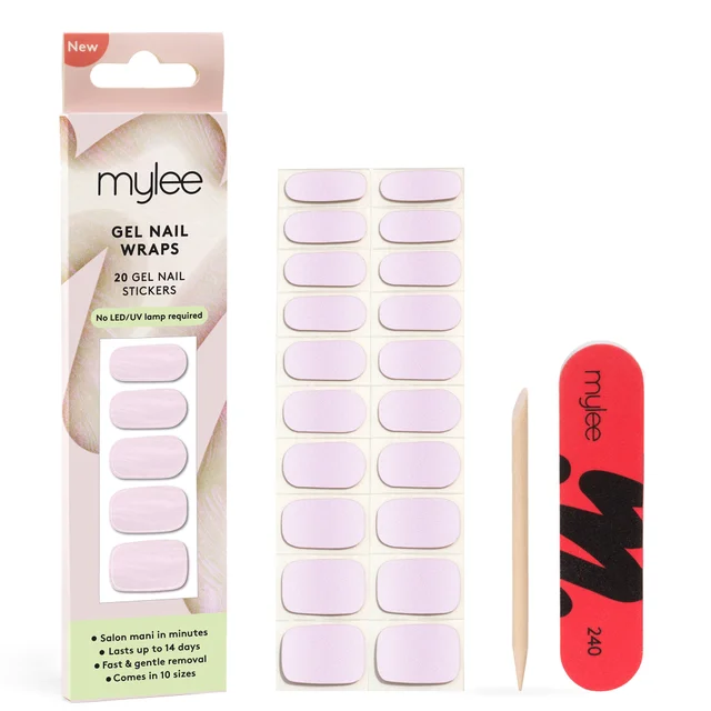 Mylee Gel Nail Wraps - Seashell