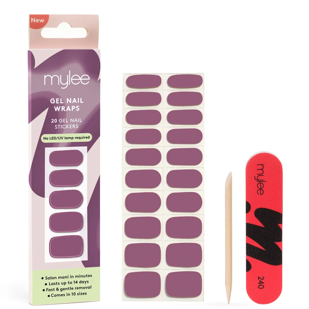 Mylee Gel Nail Wraps - In The Air Image 1