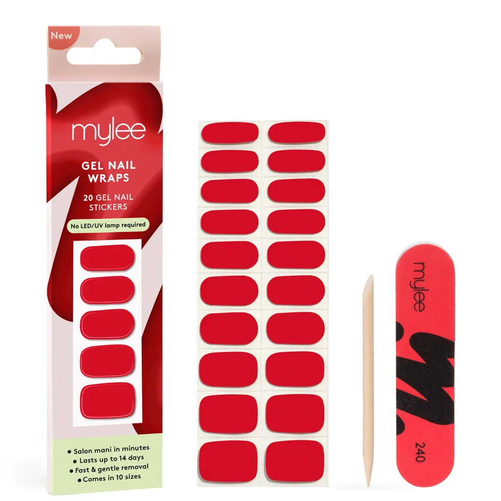 Mylee Gel Nail Wraps - French Cancan Image 1