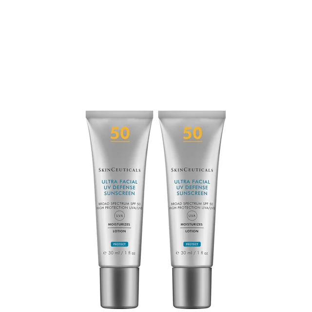 SkinCeuticals Ultra Facial UV Defense SPF50 Sunscreen Protection 30ml Duo