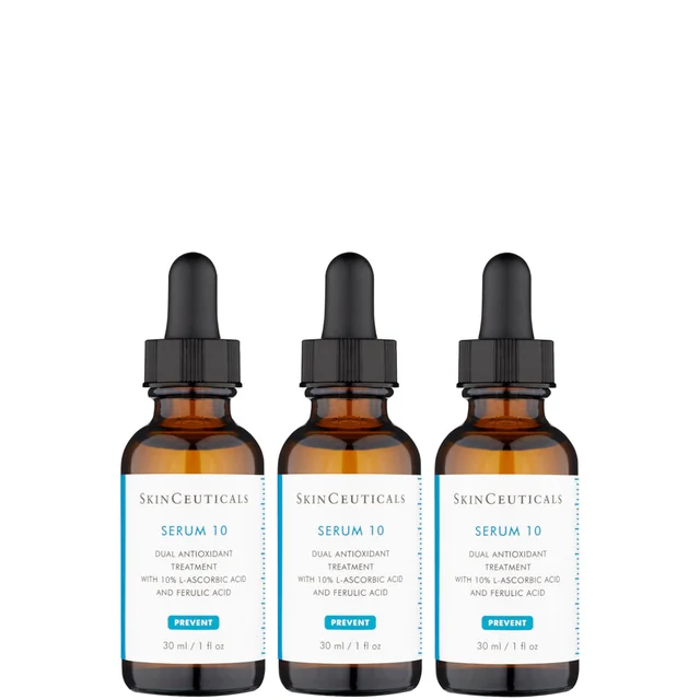 SkinCeuticals Serum 10 Antioxidant Vitamin C Serum for Sensitive Skin 30ml (Three Pack)
