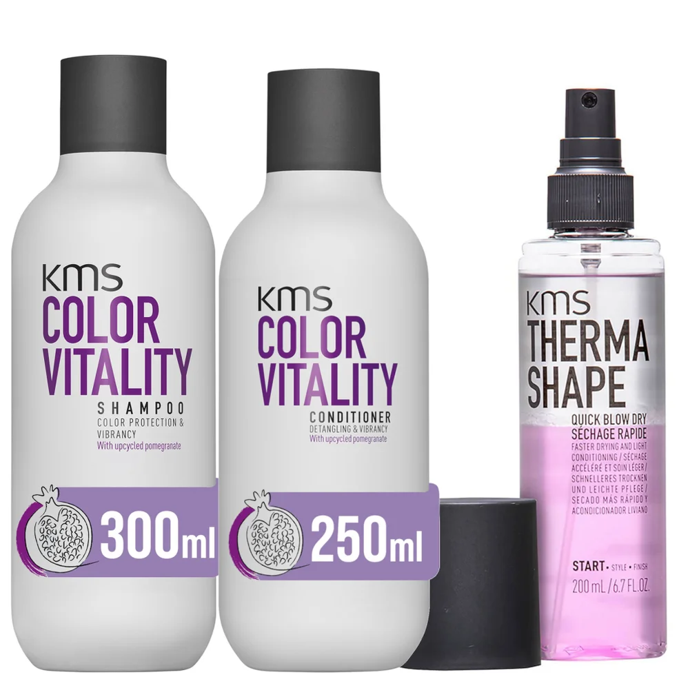KMS Colour & Heat Protection Bundle for All Hair Types Image 1