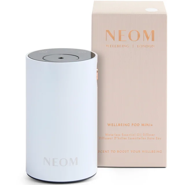Neom Wellbeing London Pod Mini+ Waterless Essential Oil Diffuser White