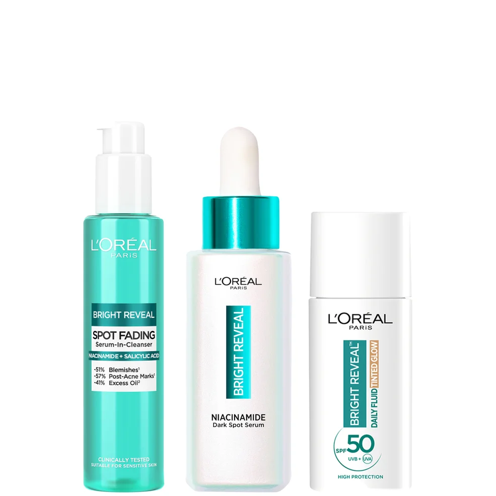 L'Oréal Paris Bright Reveal Dark Spot Defender Routine Bundle Image 1