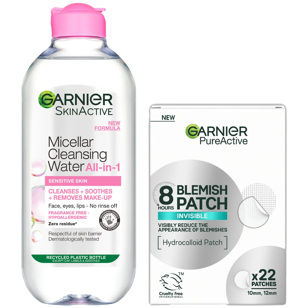 Garnier Skin Micellar Cleanse & Blemish Patch Bundle Image 1