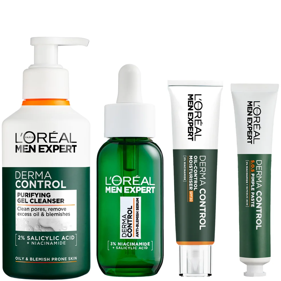 L'Oréal Paris Men Expert Derma Control Routine Bundle Image 1