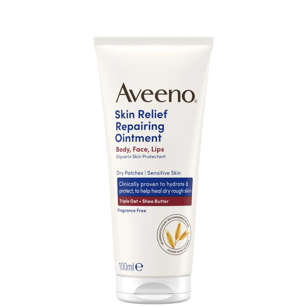 Aveeno Skin Relief Repairing Ointment 100ml for Dry Patches, Sensitive Skin Image 1