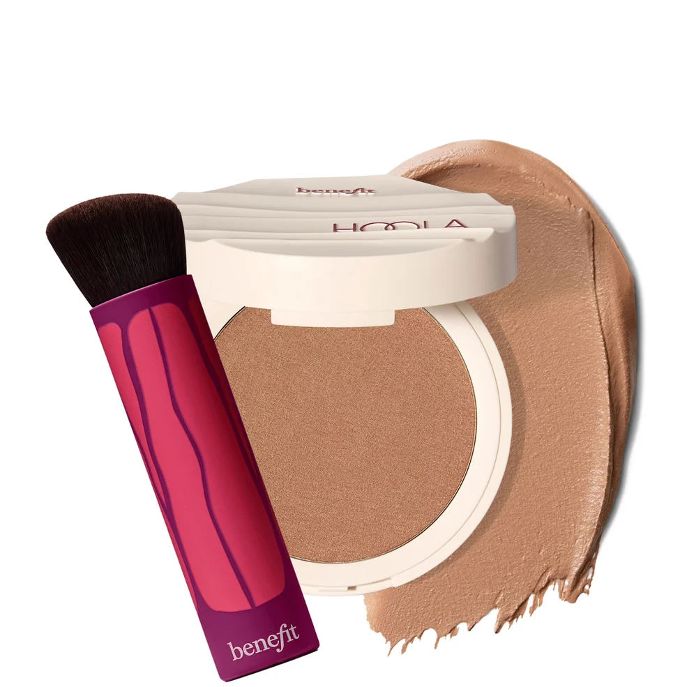 benefit Hoola Wave Cream Bronzer & Bronzer Brush (Various Shades) Image 1