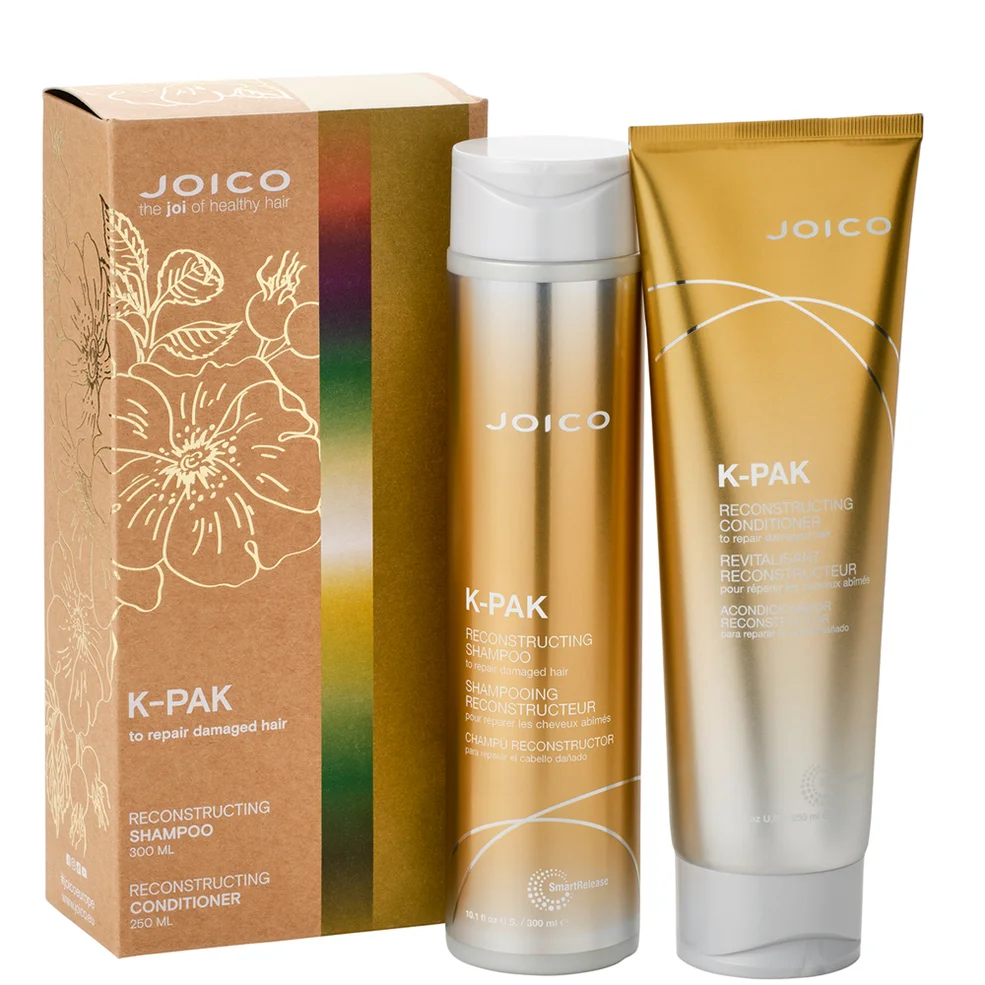 Joico K-Pak Reconstructing Duo Gift Set - Shampoo 300ml & Conditioner 250ml Image 1