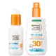 Garnier Ambre Solaire Invisible Sun Protection SPF Face & Body Bundle