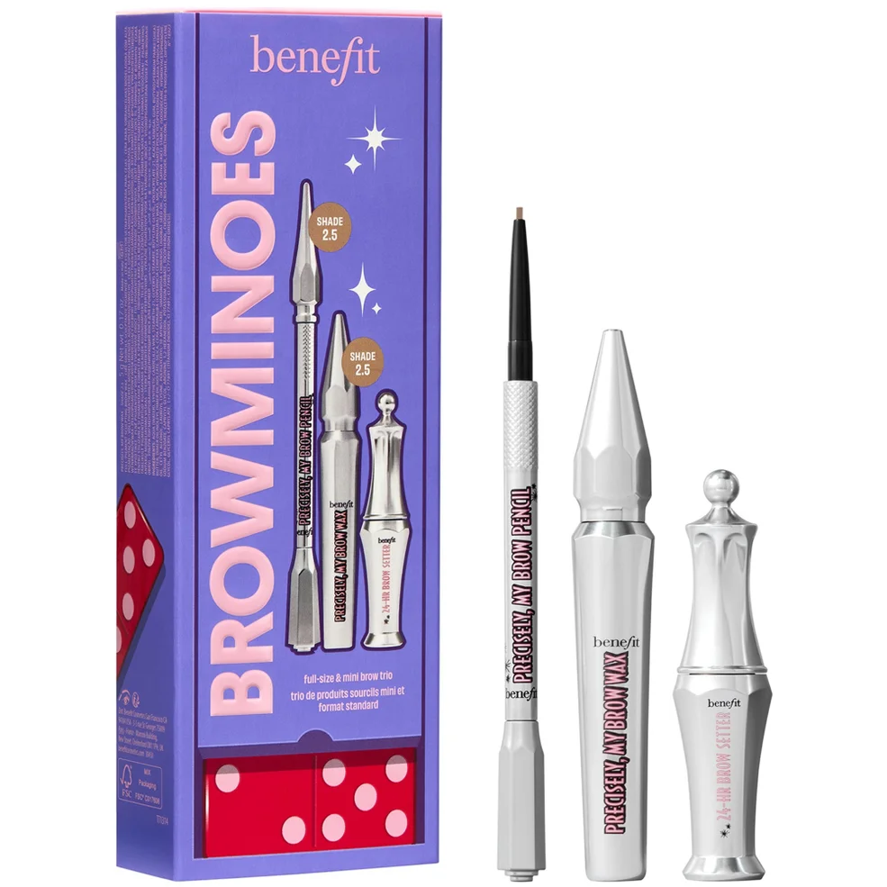 benefit BROWminoes 2.5 Eyebrow Makeup 3-piece Gift Set Image 1