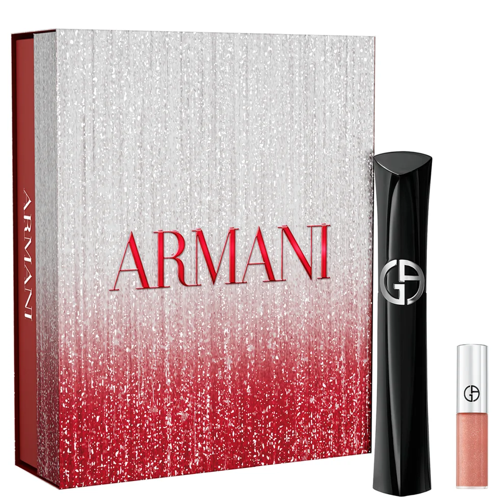 Armani Vertigo Lift Mascara & Mini Prisma Glass Icy Plumper Gift Set Image 1