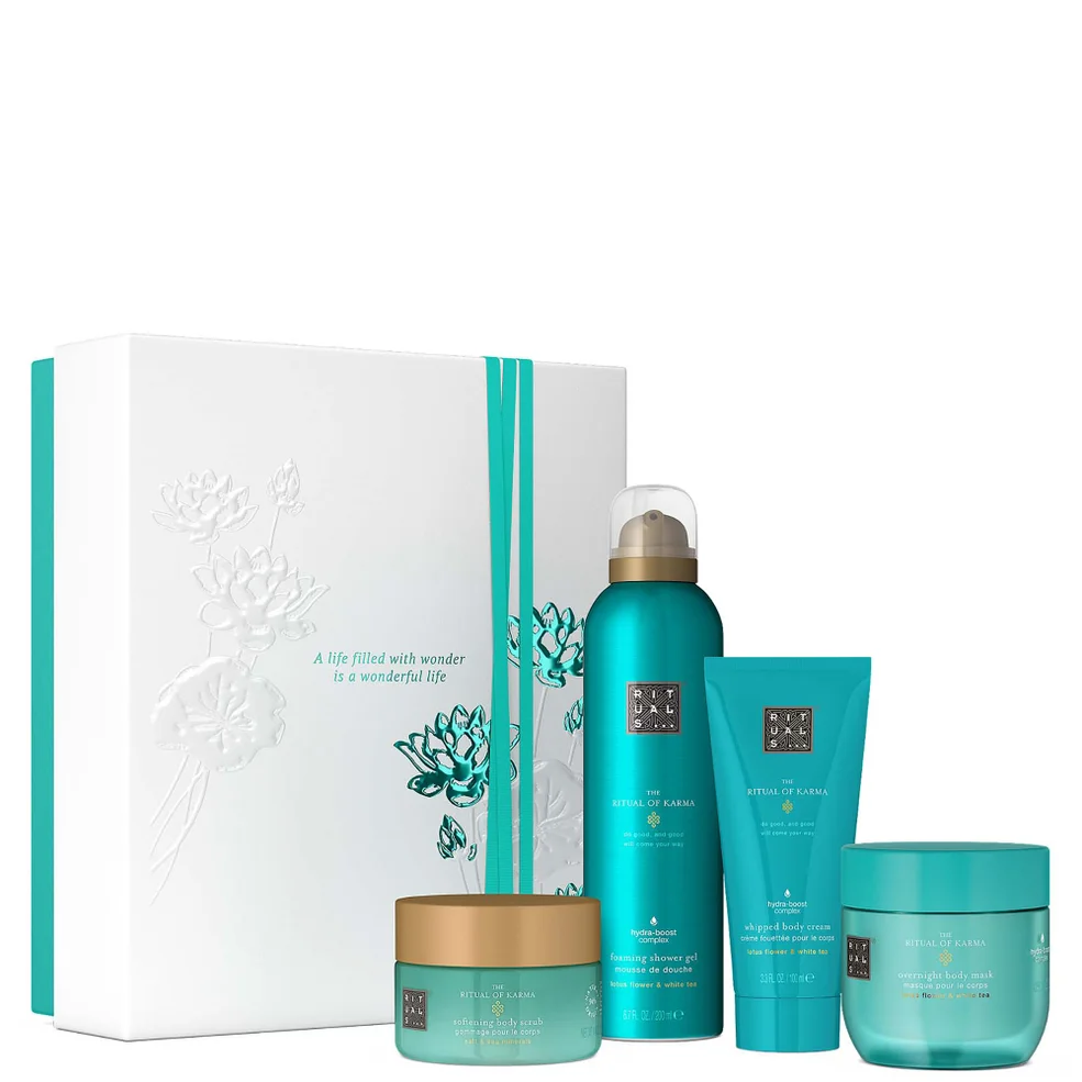 RITUALS The Ritual of Karma Karma Lotus Flower & White Tea Bath & Body Medium Gift Set Image 1
