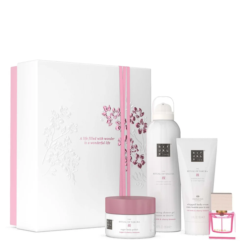 RITUALS The Ritual of Sakura Rice Milk & Cherry Blossom Bath & Body Medium Gift Set Image 1