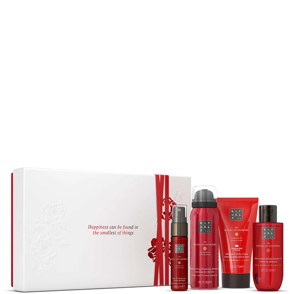 RITUALS The Ritual of Ayurveda Sweet Almond & Indian Rose Small Bath and Body Gift Set Image 1