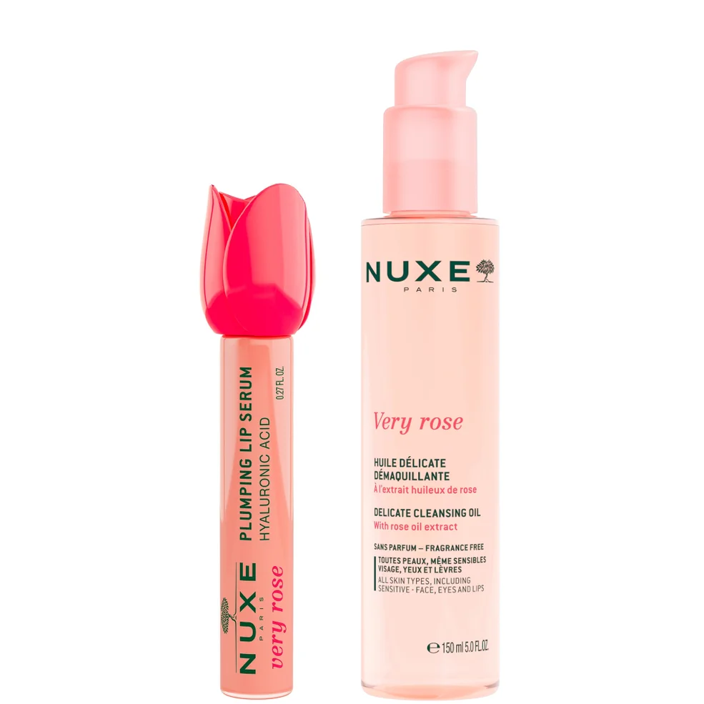NUXE Very Rose Lipcare & Cleansing Oil Bundle Image 1