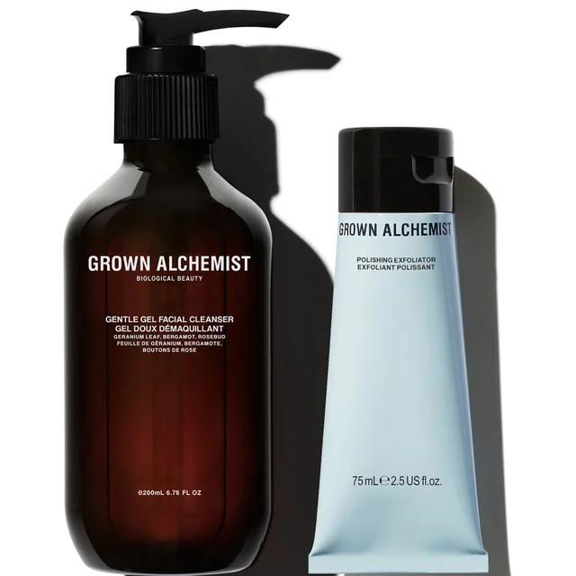 Grown Alchemist Facial Cleanser + Exfoliator Duo
