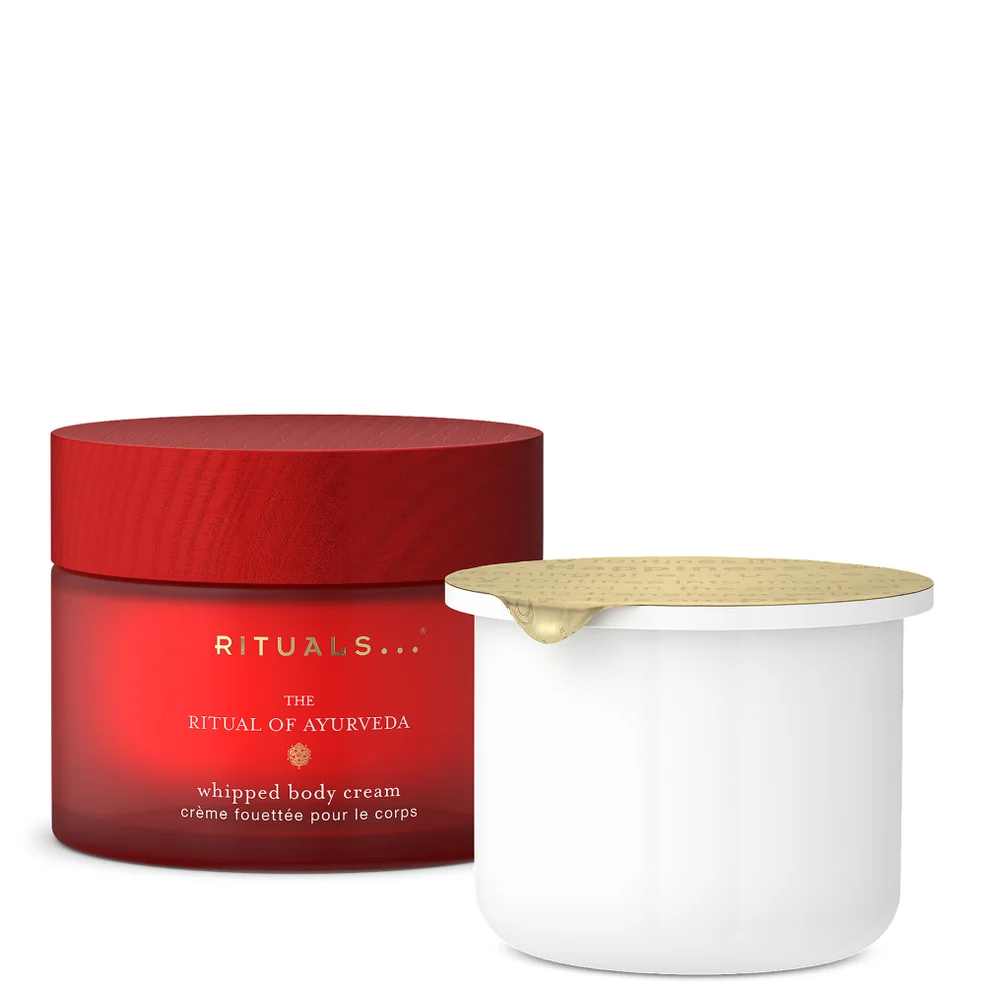 Rituals The Ritual of Ayurveda Indian Rose & Sweet Almond Whipped Body Cream Refill 220ml Image 1
