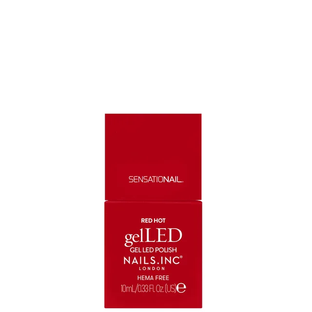 Nails Inc. Gel Polish Red Hot 10ml