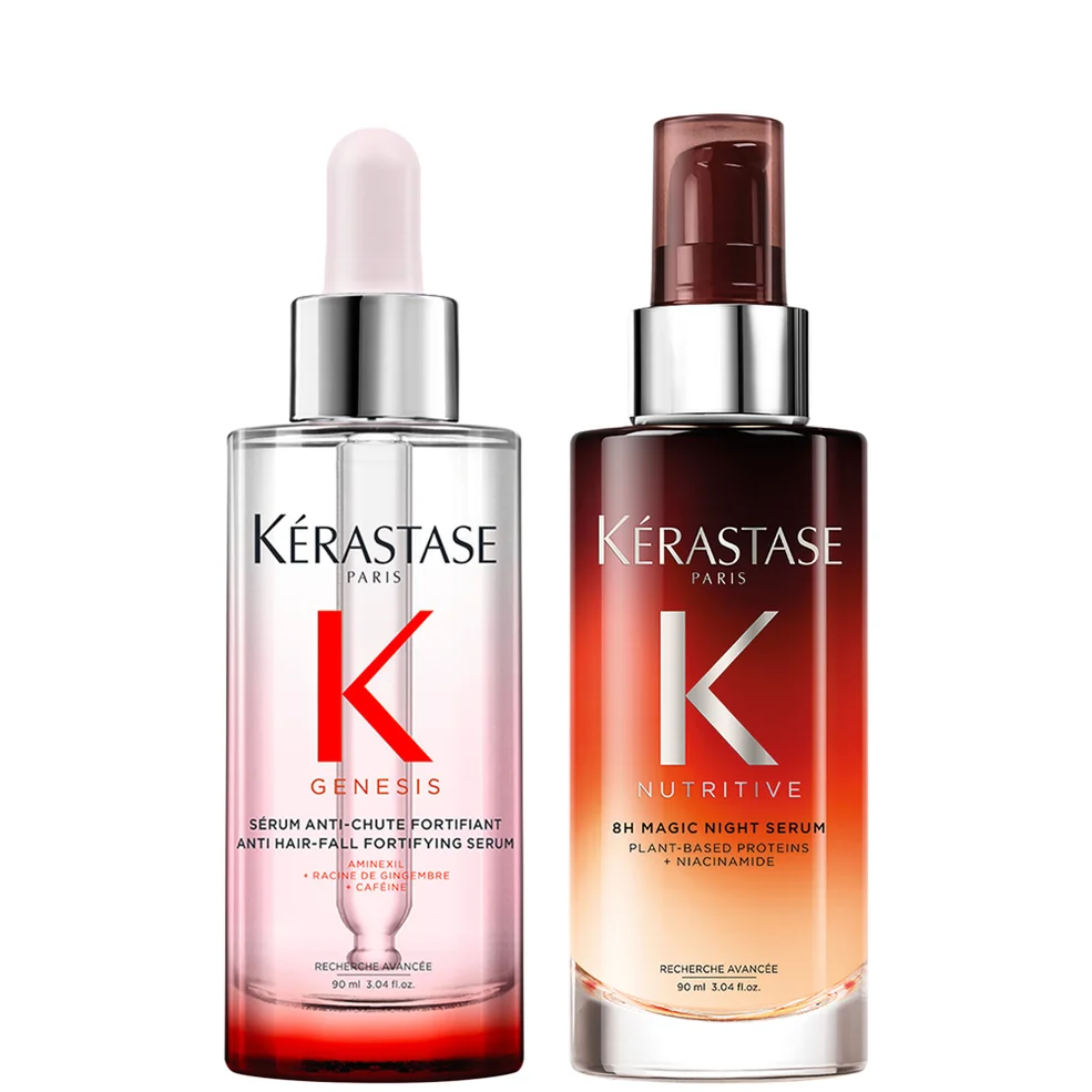 Kérastase Magic Power Duo, Genesis Anti-Chute Fortifiant Serum 90ml and Nutritive 8H Night Serum 90ml Image 1