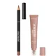 Rimmel Butter Me Up Bubble Gum & Lasting Finish - Mauve Nude 760 Lip Bundle