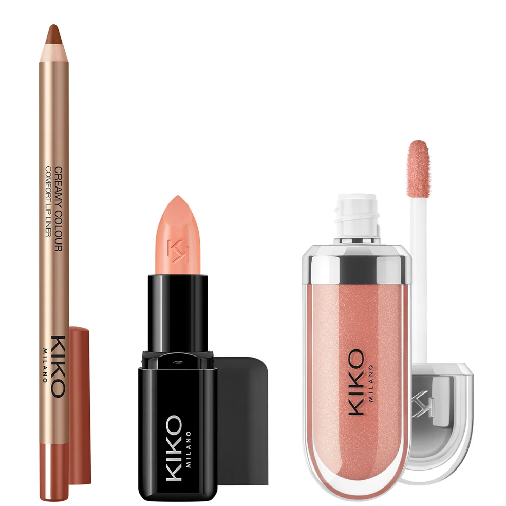 KIKO Milano Creamy Nude Lip Trio Image 1