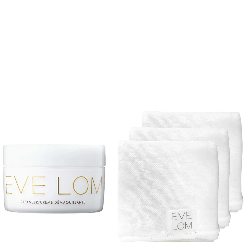 Eve Lom Cleanser and Muslin Cloths 3-Pack Duo Image 1