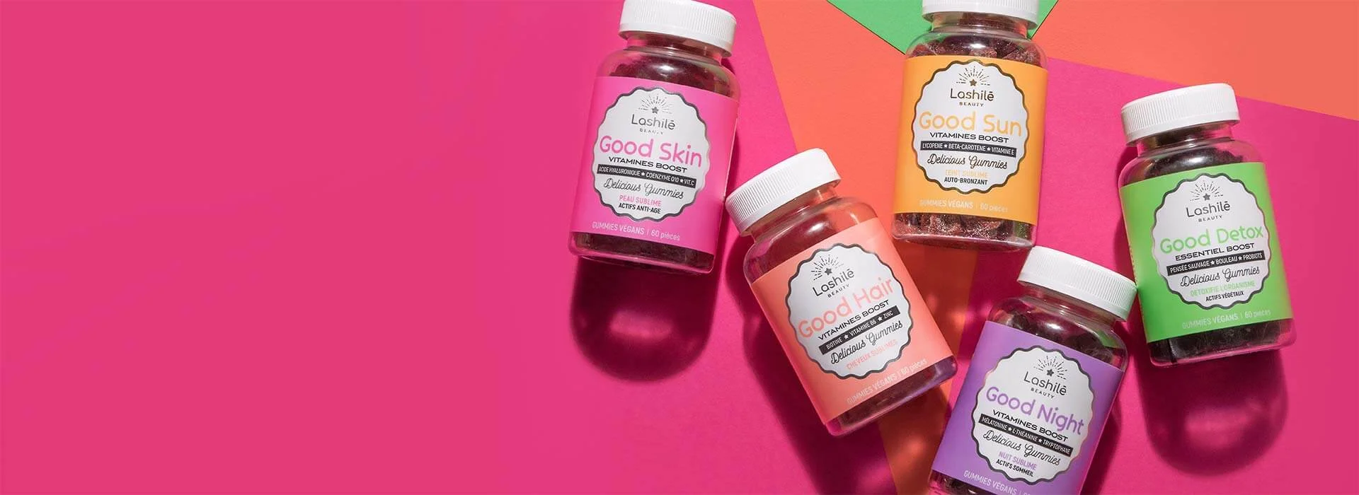 LASHILE is a brand that helps to boost digestion, hair, skin and much more through the use of delicious gummies packed full of vitamins!
